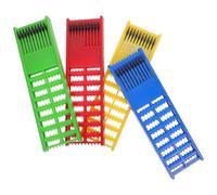 MUCKLILY Fishing Line Holder 4pcs Travel Hook and Line Organizer Abs