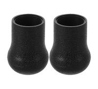 MUCKLILY Fishing Rod Butt End Cap 2pcs 22mm Rubber Protective Cover High Elasticity Impact Cushioning for River Fishing and Rod Building
