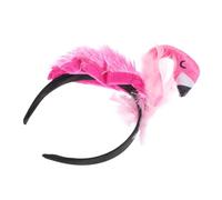MUCKLILY Flamingo Headband Flexible Hair Band for Hawaiian Luau Birthday Party Festival Accessories Cute Tropical Design for Costume Performances
