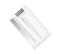 MUCKLILY Gauge Film Ruler for Line Estimation and Estimation Film High-precision Crack Ruler As Spot Inspection Tool for Flaw Detection