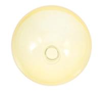 MUCKLILY Glass Globe Lampshade 150mm Diameter Half Yellow Glass Globe Light Cover for 2-2.2cm Fixture Replacement, Small Round Lamp Shade for Living Room Bedroom Lighting