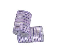 MUCKLILY Hair Curler Rollers Self Grip Holding Curling Tool 2pcs Purple DIY Hair Styling Tool for Home Use