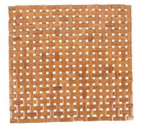 MUCKLILY Handmade Bamboo Seat Cushion Hollow Spliced Design Breathable Square Pad for Outdoor Seating Spaces Summer Chair Mat