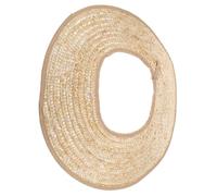 MUCKLILY Hard Hat Sun Shade Visor Full Brim Breathable Wheat Straw Shield Cover for Outdoor Workers UV Protection Gardening Construction Sanitation Random Color