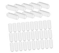 MUCKLILY Headband End Caps Rubber End Caps 200Pcs Sturdy Replacement Tips Protective Covers for Hair Bands DIY Hair Accessories