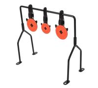 MUCKLILY Heavy Metal Spinning Shooting Target with Stable Platform Base and Reinforced Base for Outdoor Shooting Range Training