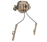 MUCKLILY Helmet Headset Adapter Alloy and Nylon Construction for 19-21mm Guide Rail Fast Installation Helmet Accessory Compatible Headset and Headphones for Outdoor Sports