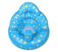 MUCKLILY Inflatable Trainer Seat for Bathtub Non-Slip Boy Girl Bath Seat for Learning to Sit Foldable Boy Girl Bath Chair for Travel and Home Use