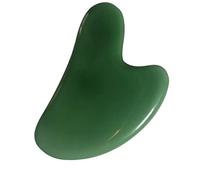 MUCKLILY Jade Scraping Massage Board Facial Tool Natural Guasha Massager for Skin Relaxation and Blood Circulation Improvement Home Use Beauty Care Tool