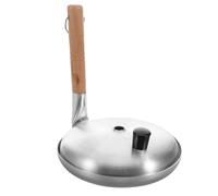 MUCKLILY Japanese Omelette Pan Skillet with Vertical Handle 17cm Nonstick Gas Stove Cooking Pan with Aluminum Lid for Tamagoyaki and Scrambled Eggs Breakfast Cookware