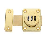 MUCKLILY Keyless Combination Lock for Cabinet Drawer Mechanical Password Latch Easy No-Drill Installation Anti-Theft Security for Kitchen Office Wooden Furniture Fit Keyless Design