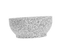 MUCKLILY Korean Stone Pot Cooking Bowl with Lid for Bibimbap and Soup Deep Stone Bowl for Even Heat Distribution and Enhanced Flavor for Restaurants and Professional Presentation