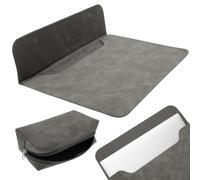 MUCKLILY Laptop Carrying Bag Set for Phone and Tablet Imitation Fur Waterproof Abrasion-resistant Easy to Wipe Clean