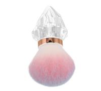 MUCKLILY Large Soft Setting Powder Brush for Nails and Makeup Gentle Bristles for Smooth Application Compact Travel-friendly Dusting Brush for Loose and Pressed Powder Versatile Beauty Tool