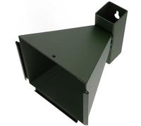 MUCKLILY Lightweight Steel Shooting Target Box for Indoor Practice with High Visibility Green Target Platform for Efficient Shooting Training and Skill Development