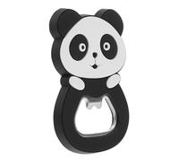 MUCKLILY Magnetic Panda Bottle Opener with Fridge Magnet Manual Beer and Beverage Cap Opener Alloy and PVC Material Portable Decorative Tool for Outdoor Camping and Picnics Souvenir for