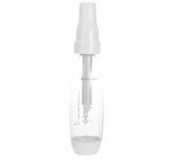MUCKLILY Manual Sparkling Water Maker for Home Use, Explosion-proof Bpa Material Soda Beverage Tool, White Bubble Dispenser for Coffee Shop and DIY Fizzy Drinks