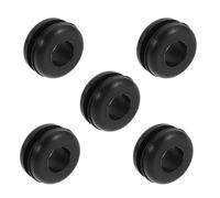 MUCKLILY Mason Jar Airlock Grommet Rubber Seal Ring for Homebrewing Solid Construction 5pcs Easy Installation for Fermenter Lid Holes and Brewing Bucket Lid and DIY Fermentation Projects