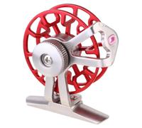 MUCKLILY Metal Fly Fishing Reel for Fisher Lightweight Alloy Red | Portable Wheel, Super Smooth Operation, Comfortable Touch, Beautiful Appearance, Assorted Style Random Style