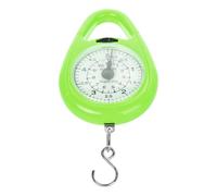 MUCKLILY Mini Hanging Spring Scale 5kg Capacity Portable Mechanical Weighing Scale with Steel and Abs Construction for Easy Measurement and Transport, for Travel and Luggage