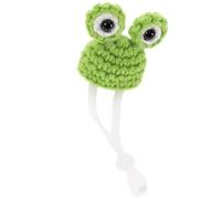 MUCKLILY Miniature Knitted Hat Stylish and Adorable for Small Pets Comfortable Adjustable Polyacrylic Fiber Cap in Green Accessory like Hamsters and Chinchillas for Cosplay Parties