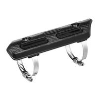 MUCKLILY Motorcycle Heat Shield Cover Set, Black Abs Anti-scald Heat Protector Guard for Atv Utv Dirt Bike Leg Panel Shield