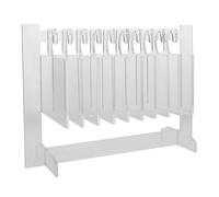 MUCKLILY Nail Art Display Board Large Hangers Acrylic Stand for Nail Salon Display and Sample Showcase in Practice