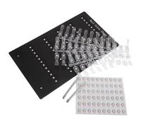 MUCKLILY Nail Chart Removable Palette for Nail Art Organizer Display Boards and Sample Showing