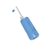 MUCKLILY Nasal Irrigator Sinus Rinse Bottle with Two Nozzles for Adult and Nasal Cleaning Transparent Nose Washer One Button Control for Safe and Easy Use