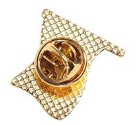 MUCKLILY National Flag Brooch Turkey Metal Pin Badge with Enamel Coating, Creative Clothes Decoration Brooch for Women, Fashionable Red Lapel Pin for Jackets and Shirts