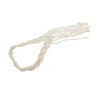 MUCKLILY Nordic Style Handmade Macrame Travel Headband Woven Cotton Rope Hair Accessory for Women Outdoor Casual Use Bohemian Hairband