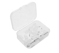 MUCKLILY Nose Grips 20pcs Soft Plastic and Metal Anti-Slip Eyeglass Nose Pads with Screwdriver and Extra Screws, Easy DIY Repair Kit for Glasses Frames for Spectacles and Sunglasses