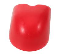 MUCKLILY Novelty Trailer Ball Cover for Towbar and Hitch Ball, Compact Fit Plastic Protector Cap Red for Roadside Stops and Nighttime Towing, Red Truck Trailer Hitch Guard with Wind Drag
