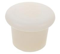 MUCKLILY Oak Wine Barrel Stopper Silicone Plug Tapered Whiskey Cask Bung Seal Lid Multipurpose Airtight Wine Beer Bottle Closure for Fermentation and Brewing