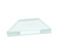 MUCKLILY Optical Glass Lens for Physics Teaching Multi Functional Teaching Equipment for Experiments Demonstrates Light Properties Precision Smooth Surface for Safe Use