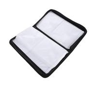 MUCKLILY Oxford Cloth CD Storage Case Capacity DVD Holder CD Protector for Travel Self Driving Tours Zipper Scratch Resistant Interior