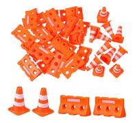 MUCKLILY Pack Boys and Girls Toys Road Signs Traffic Cones Plastic Mini Cones for Football Training