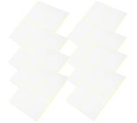 MUCKLILY Paper Labels Large Writing Area White Self-Adhesive Large Convenient 120pcs Blank Sticky Address Labels and Mail for Office, Mail, and Storage Box Organisation