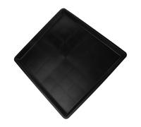 MUCKLILY Parakeet Potty Tray Cage Bottom Tray Prevents Soiling Floor Wear Resistance Plastic Black Pet Cage Rabbit Use