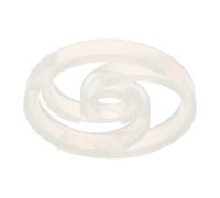 MUCKLILY Plastic 45 Rpm Record Player Adapter Insert for Vinyl Turntables, Replacement Snap-in 45 Singles Adapter with Label Visibility, Suitable for 7 Inch Vinyl Records and Music