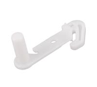 MUCKLILY Plastic Compatibility Refrigerator Stopper Replacement Door Hook Part Secure Closure Noise Prevention for Freezer and Fridge Door Universal