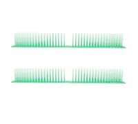 MUCKLILY Plastic Spikes Mat 2 Pcs for Garden Courtyards Cats from Restrooms and Outdoor Areas