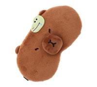 MUCKLILY Plush Eye Cover with Cooling Pack Cartoon Eye Shade Mask for Sleeping Travel Outdoor Activities Lightweight Breathable Eye for Men and Women