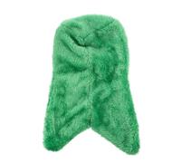 MUCKLILY Plush Hanging Hammock for Parrot and Bird Cage, Warm and Comfortable Green Bird Nest Bed, for Playing Hide and S asy to Clean Soft Snuggle Hut