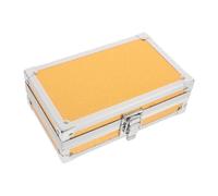 MUCKLILY Portable Aluminum Alloy Hard Case with Pre-diced Foam Insert for Secure Transport of Valuables and Digital Devices, Lightweight and Multi-purpose Briefcase for Travel