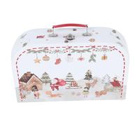 MUCKLILY Portable Decorative Storage Box Durable Paper Gift Box for Christmas Party for Candy Cookies Jewelry and Accessories for DIY Crafts and Home Decor