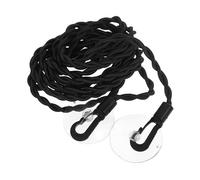 MUCKLILY Portable Elastic Clothesline with Suction Cup and Hook 1.5m Retractable Laundry Line for Outdoor Drying and Hanging, for Camping and Travel Use