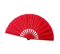 MUCKLILY Portable Folding Tai Chi Dance Fan for Sports Performance and Holiday Parties Compact Satin Hand Fan for Cooling Decoration and Giving and Lightweight Design
