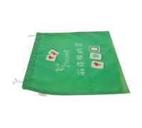MUCKLILY Portable Mahjong Tiles Storage Bag Drawstring Pouch for Mahjong Accessories Lightweight Wear Resistant Design for Casual Formal Game Efficient Organization
