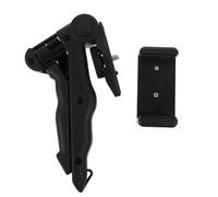 MUCKLILY Portable Mobile Phone Tripod Stand with Anti-Shake Handheld Stabilizer and Foldable Desktop Holder for Video Recording and Live Streaming